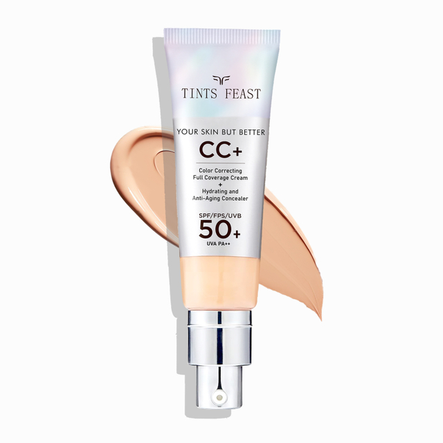 Tints feestkleur corrigeren volledige dekking crème+hydraterende en anti-aging camouflagestift
