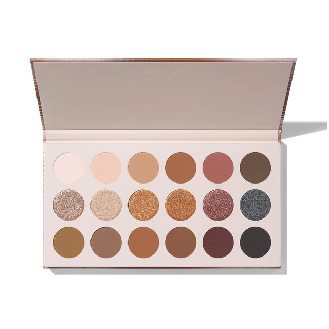 18 Kleur Oogskadu Pigment Glitter Mat Pasgemaakte Neutrale Oogskadu Palet