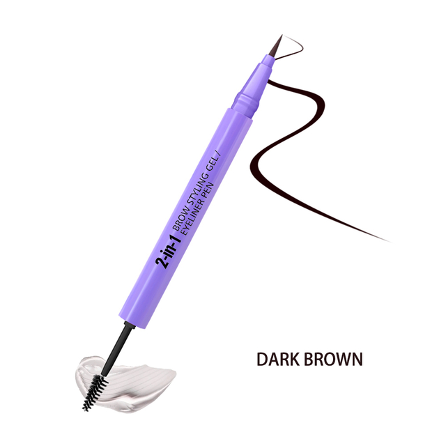 2 i 1 Eyeliner Vandt&aelig;t Smudge Proof Eyeliner Gel og Eyeliner blyant