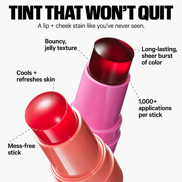TINTS FEAST Air Penyejuk Jelly Tint Blush dan gincu