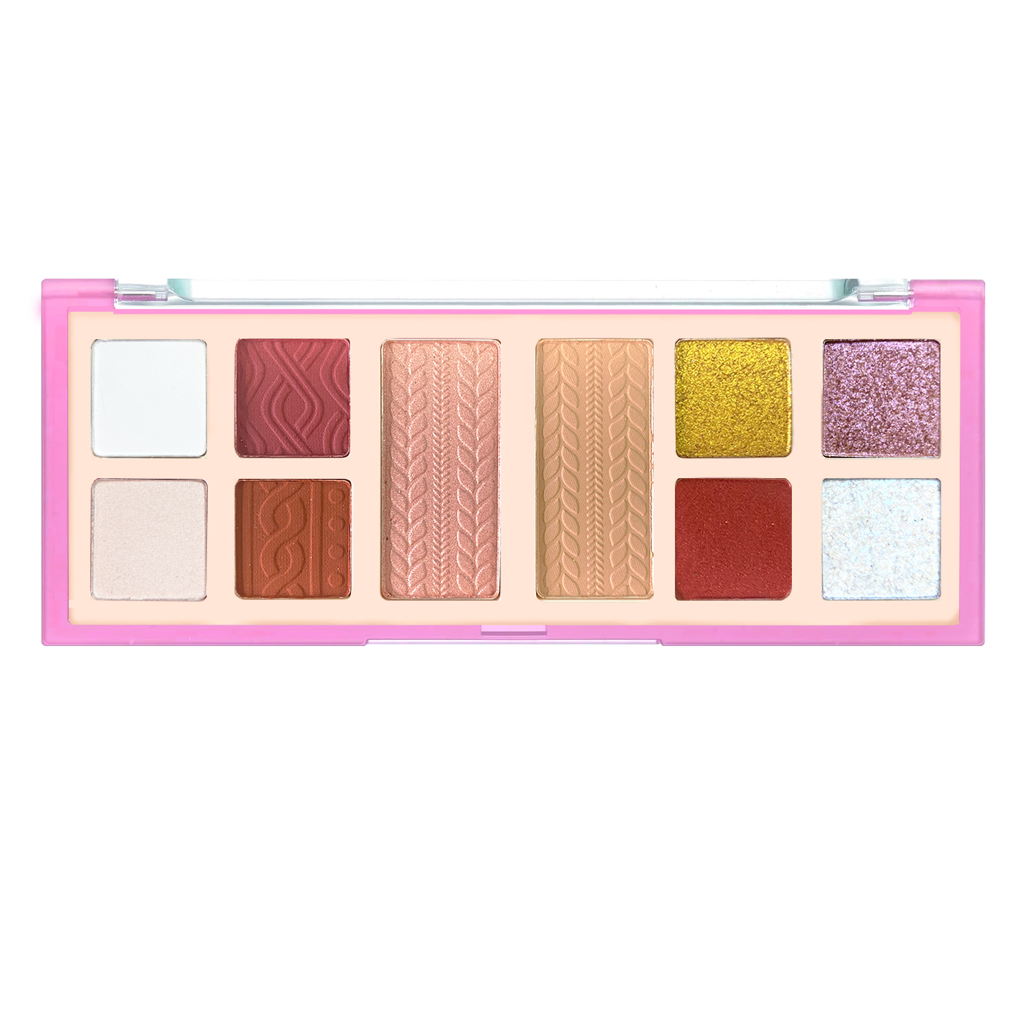TINTS FEAST 10 Farver &Oslash;jenskygge Palette Glitter Shimmer Mat Finish
