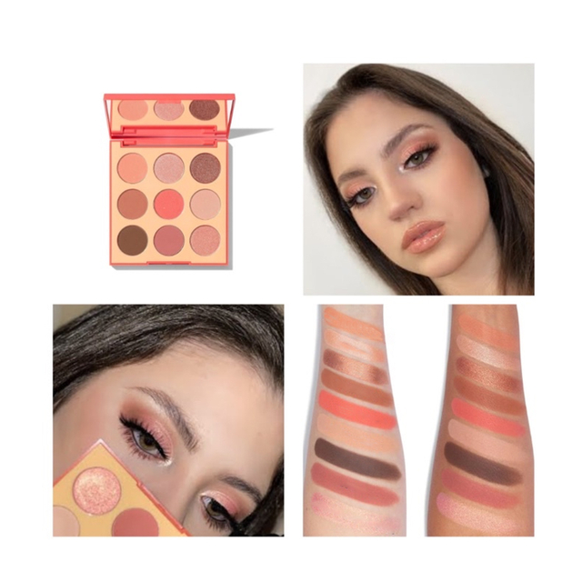 Tints Feast 9 Hot Colors Eyeshadow Logo سفارشی طولانی پالت ضد آب ماندگار 
