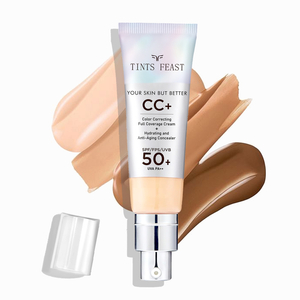 TINTS FEAST Color Correcting Full Coverage Cream+ Hydrating And Anti-aging Concealer