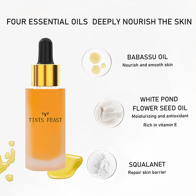 Tints Feast Beauty Huile 100% Hydratant pour visage naturel