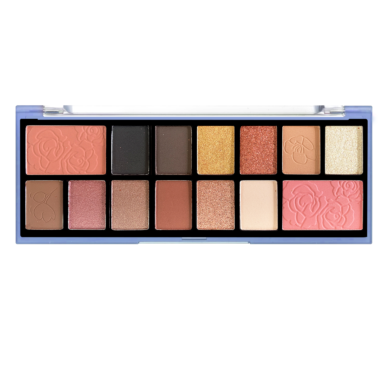 TINTS FEAST 10 Farver &Oslash;jenskygge Palette Glitter Shimmer Mat Finish