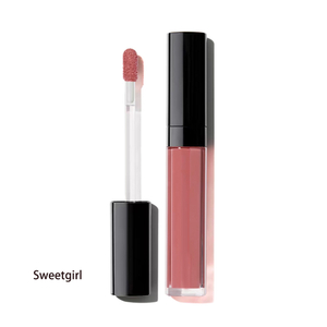 Vegan neamh-ghreamaitheach plumping lipgloss saincheaptha