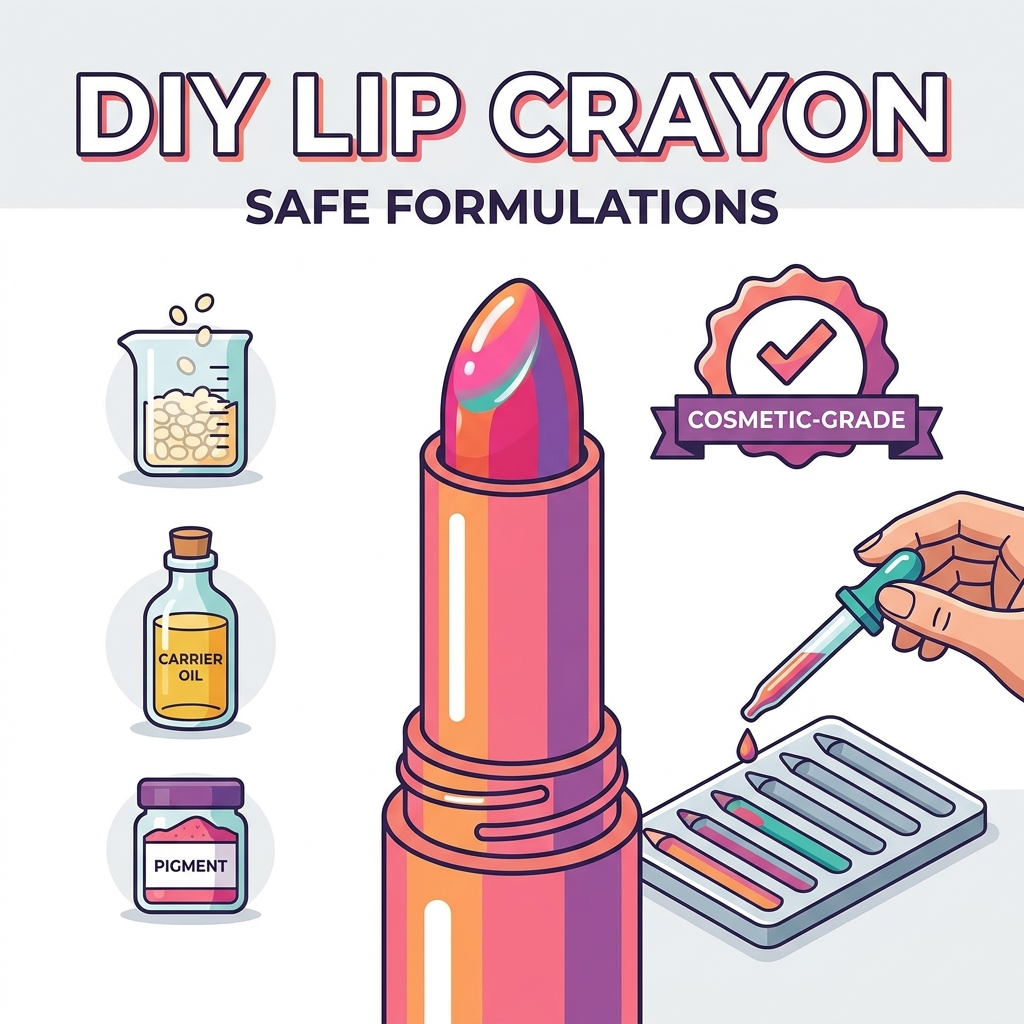 ວິທີການເຮັດລິບ Crayon?