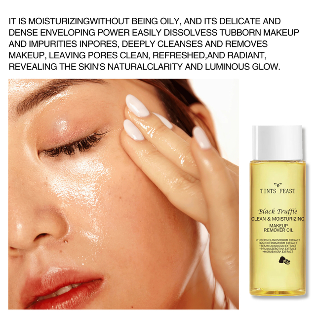 BLACK TRUFFLE CLEAN &MOISTURIZING MAKEUP REMOVER hinu